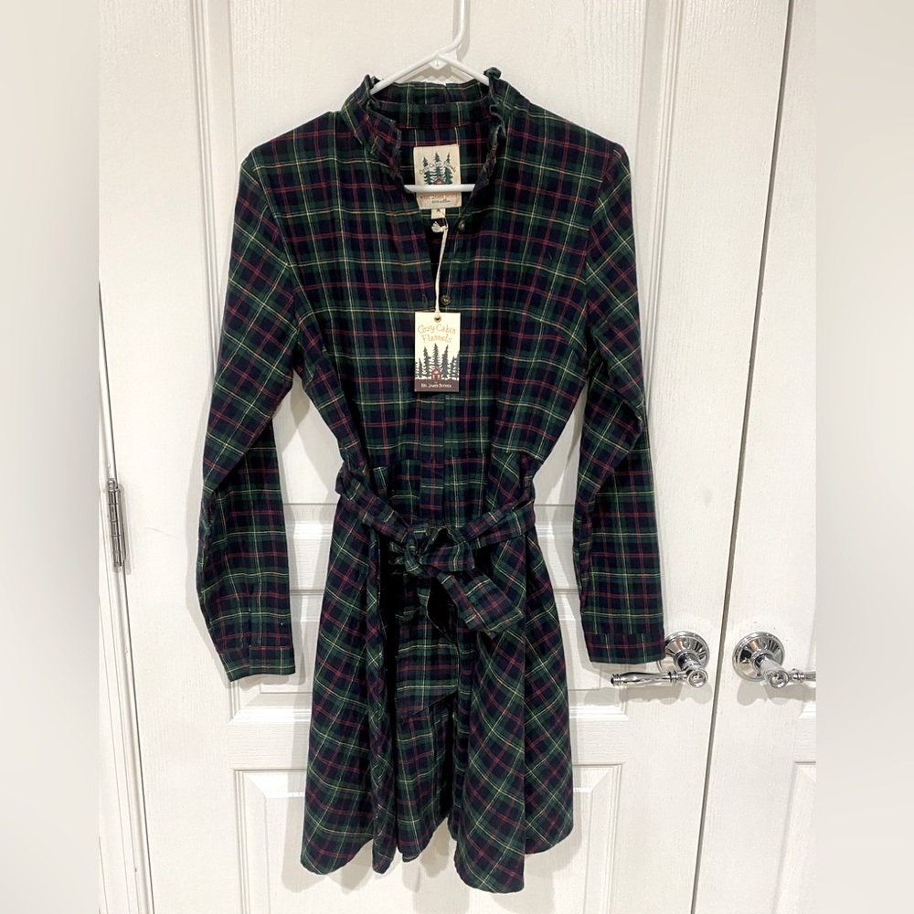 NWT Kiel James Patrick Adirondack Pine Point Cozy Cabin Dress Medium